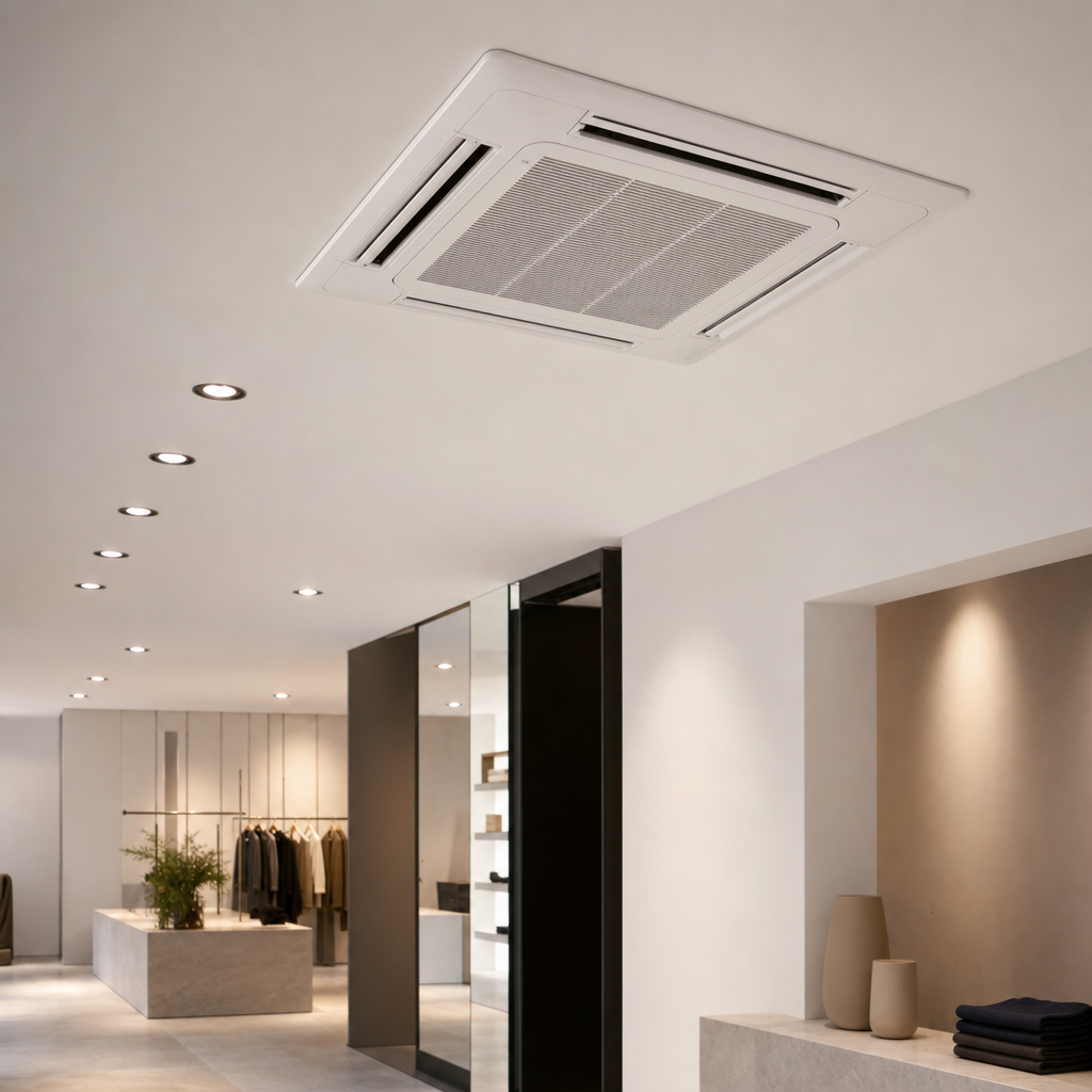 Image illustrant Installation Climatisation commerce